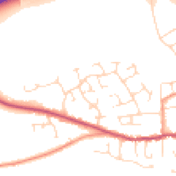 Daytime road noise heatmap for NG34 9WB