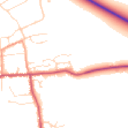 Daytime road noise heatmap for NG34 9WT