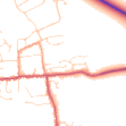 Daytime road noise heatmap for NG34 9WX