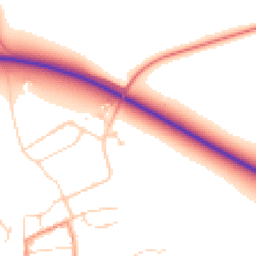 Daytime road noise heatmap for NG34 9XE