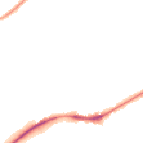 Night-time road noise heatmap for NG4 1AP