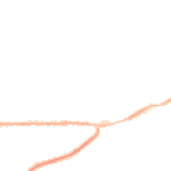 Night-time road noise heatmap for NG4 1RU