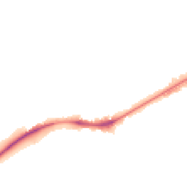 Night-time road noise heatmap for NG4 2AT