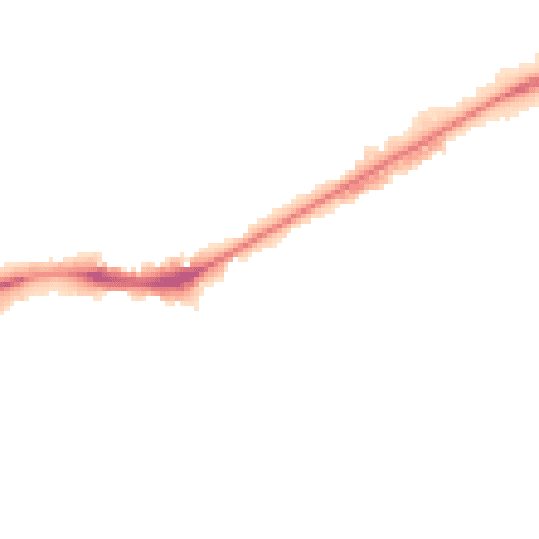 Night-time road noise heatmap for NG4 2DR
