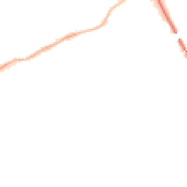 Night-time road noise heatmap for NG4 2GH