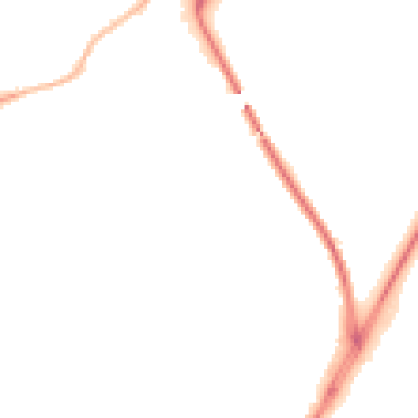 Night-time road noise heatmap for NG4 2LX