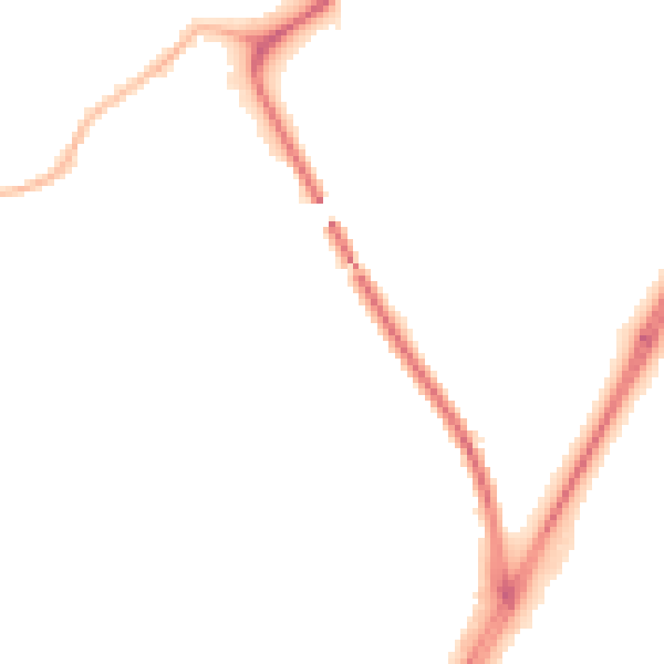Night-time road noise heatmap for NG4 2LZ