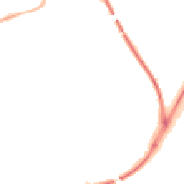 Night-time road noise heatmap for NG4 2NL