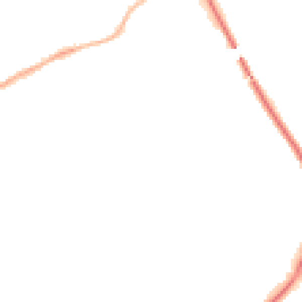 Night-time road noise heatmap for NG4 2RJ