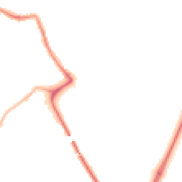 Night-time road noise heatmap for NG4 2SH