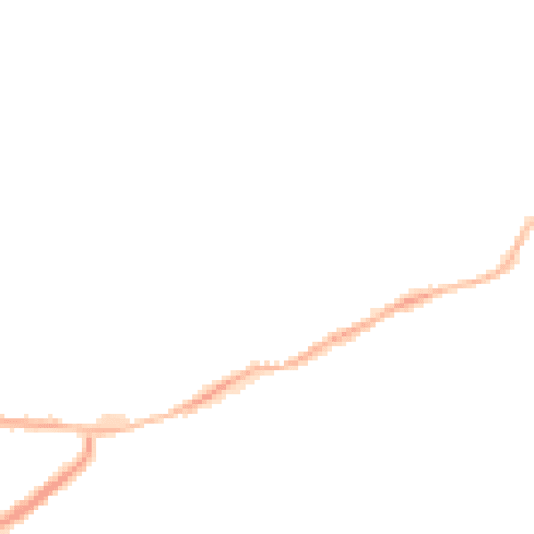 Night-time road noise heatmap for NG4 3EL