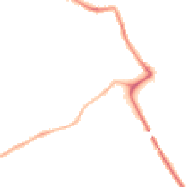 Night-time road noise heatmap for NG4 3FA