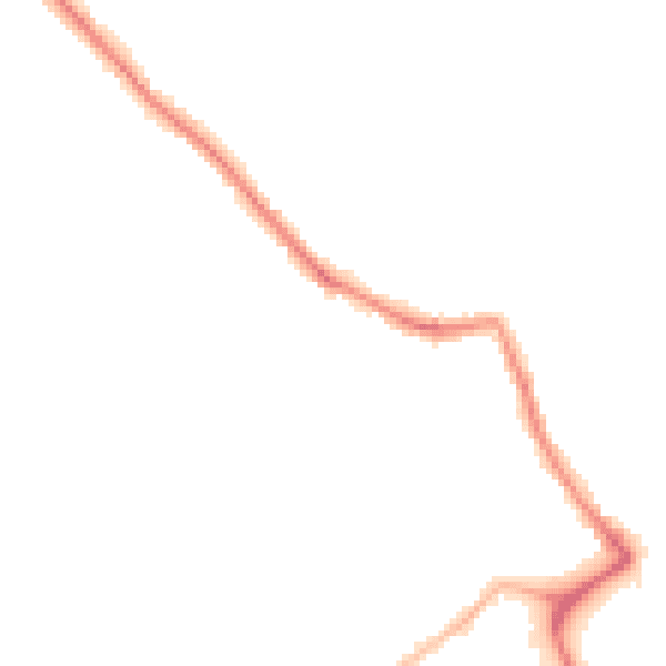 Night-time road noise heatmap for NG4 3HF