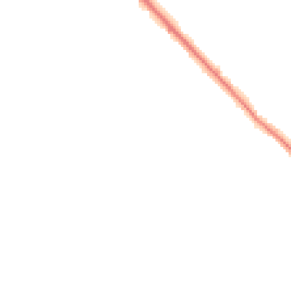Night-time road noise heatmap for NG4 4DN