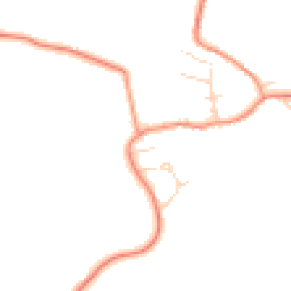 Daytime road noise heatmap for NG4 4PL
