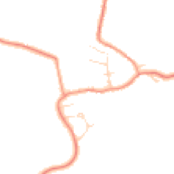 Daytime road noise heatmap for NG4 4PN