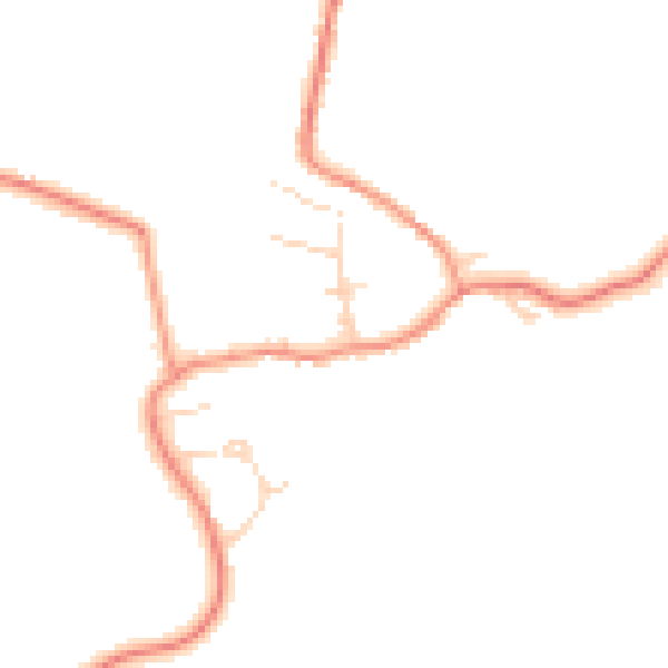 Daytime road noise heatmap for NG4 4PW