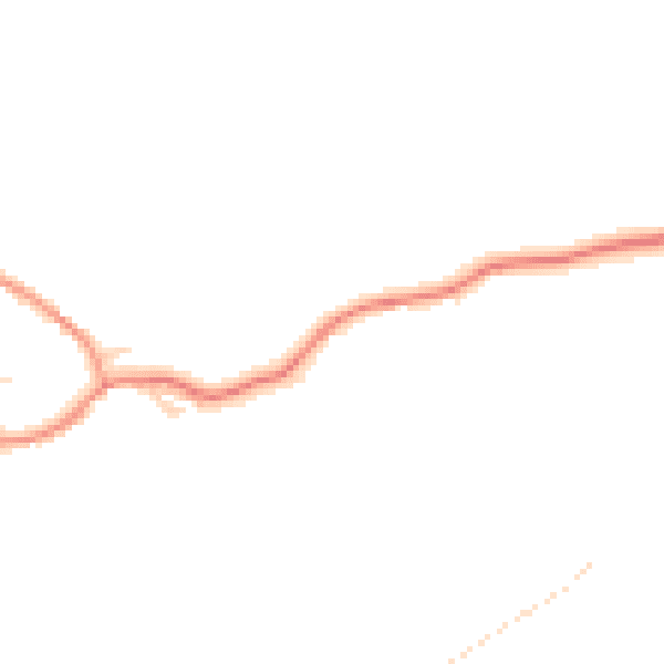 Daytime road noise heatmap for NG4 4PY