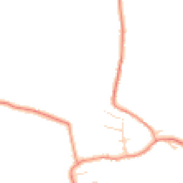 Daytime road noise heatmap for NG4 4QD
