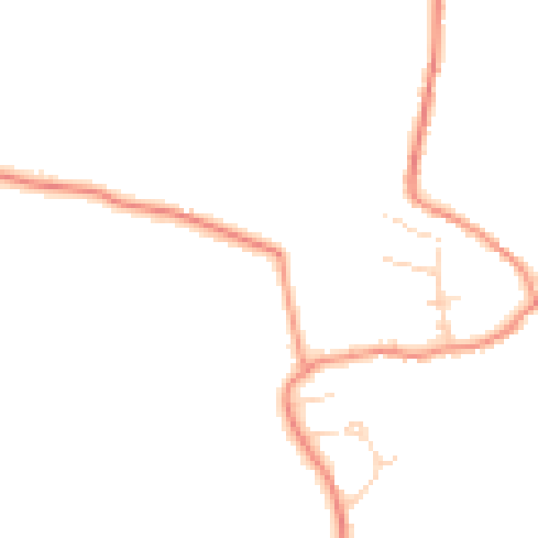 Daytime road noise heatmap for NG4 4QF