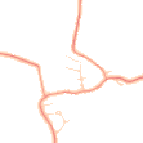 Daytime road noise heatmap for NG4 4QN
