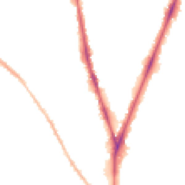 Night-time road noise heatmap for NG5 1BG