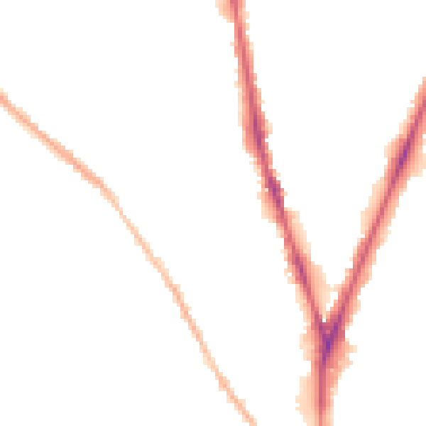 Night-time road noise heatmap for NG5 1BL