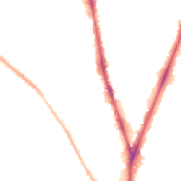 Night-time road noise heatmap for NG5 1BP