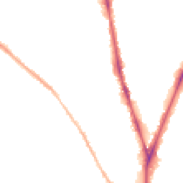 Night-time road noise heatmap for NG5 1BS