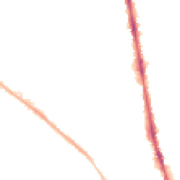 Night-time road noise heatmap for NG5 1DE