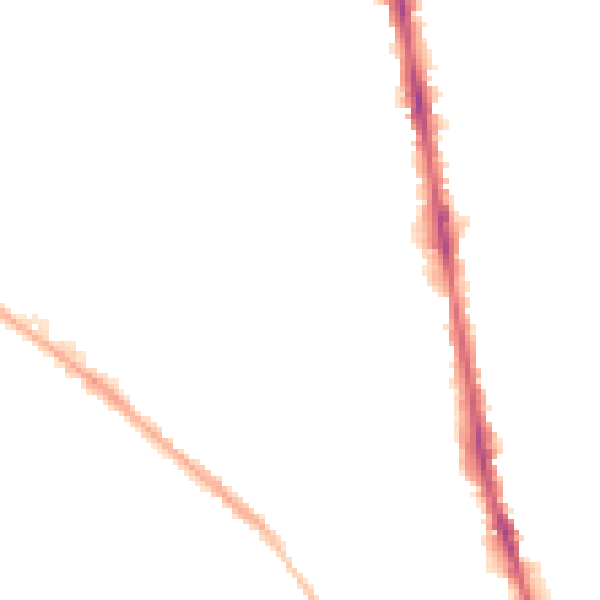 Night-time road noise heatmap for NG5 1DF