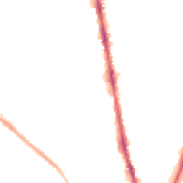 Night-time road noise heatmap for NG5 1DG