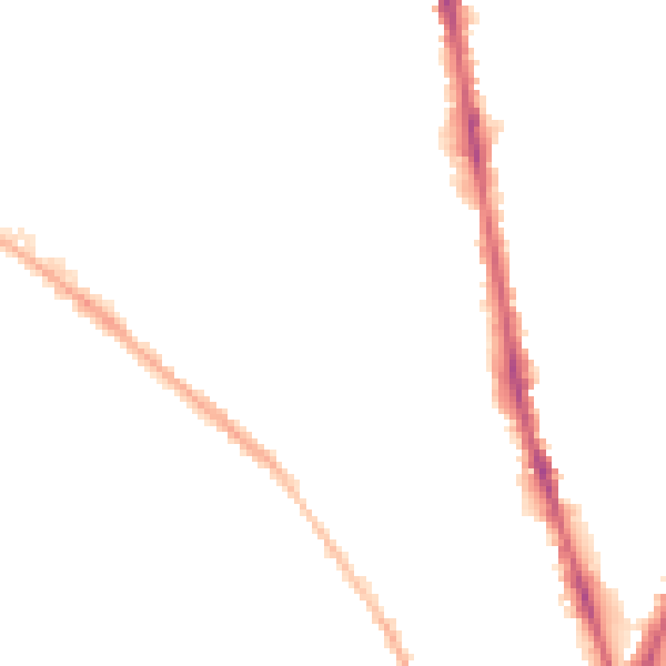 Night-time road noise heatmap for NG5 1DJ
