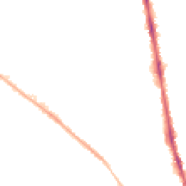 Night-time road noise heatmap for NG5 1DY
