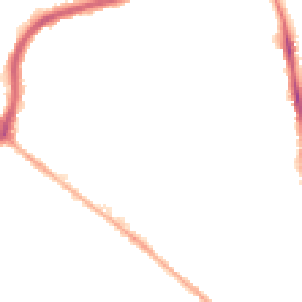 Night-time road noise heatmap for NG5 1EF
