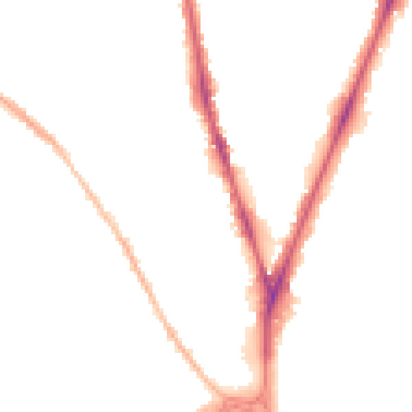 Night-time road noise heatmap for NG5 1ES