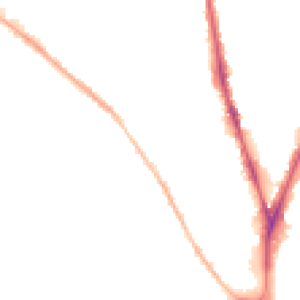 Night-time road noise heatmap for NG5 1EY
