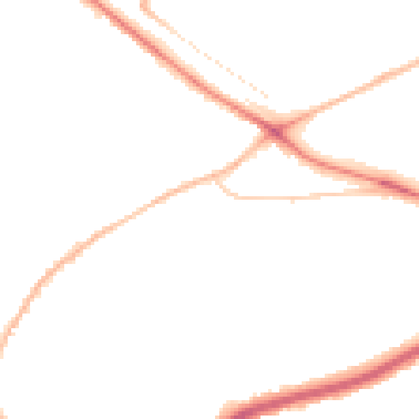 Night-time road noise heatmap for NG5 1LX