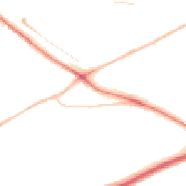 Night-time road noise heatmap for NG5 1PQ