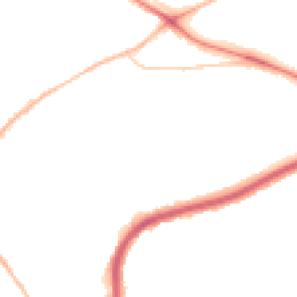 Night-time road noise heatmap for NG5 1RR