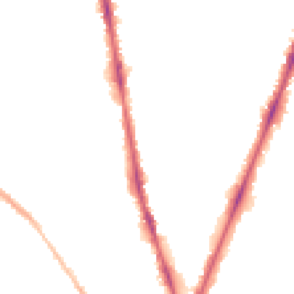 Night-time road noise heatmap for NG5 2AL