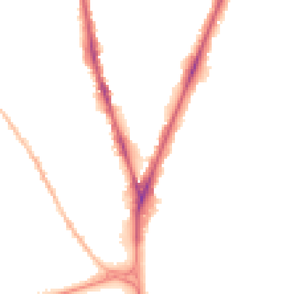 Night-time road noise heatmap for NG5 2DZ