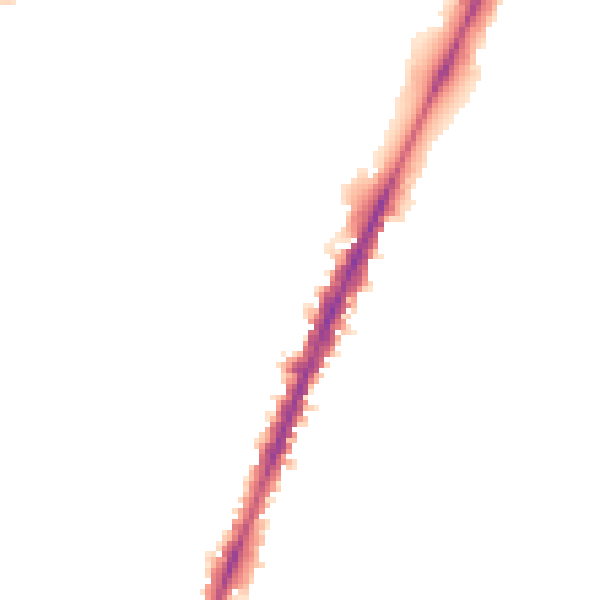 Night-time road noise heatmap for NG5 2GY
