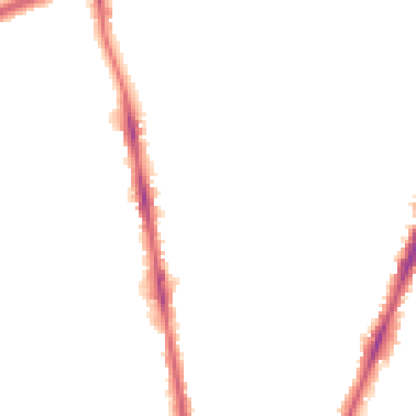 Night-time road noise heatmap for NG5 2NF