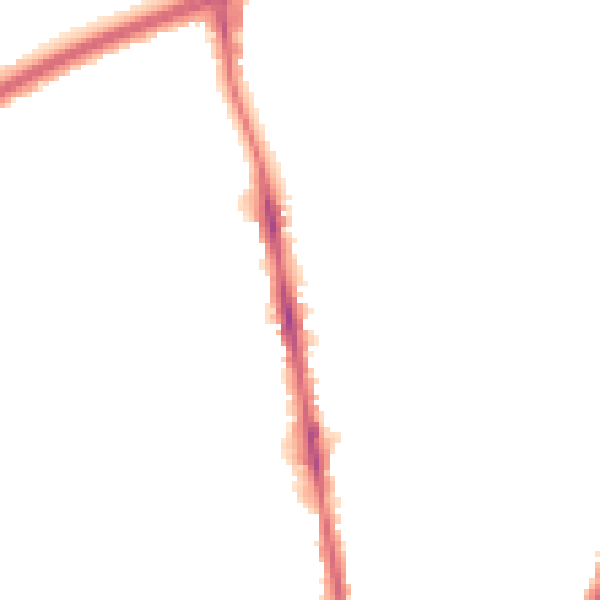 Night-time road noise heatmap for NG5 2NT