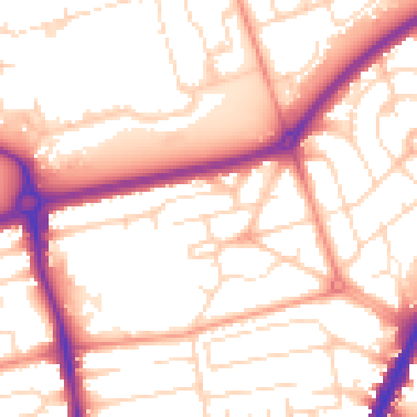 Daytime road noise heatmap for NG5 3DS