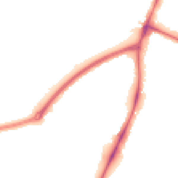 Night-time road noise heatmap for NG5 3EZ