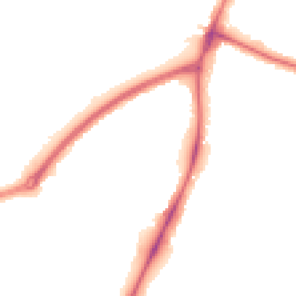 Night-time road noise heatmap for NG5 3FB