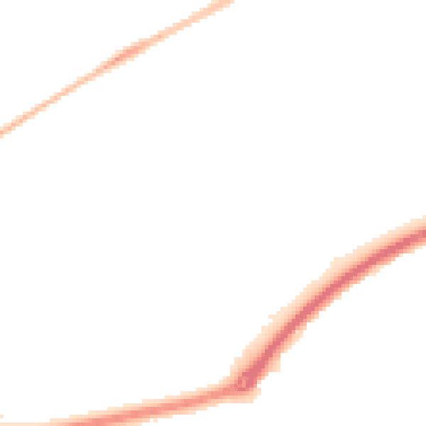 Night-time road noise heatmap for NG5 3HY