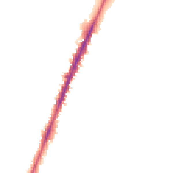 Night-time road noise heatmap for NG5 4AF
